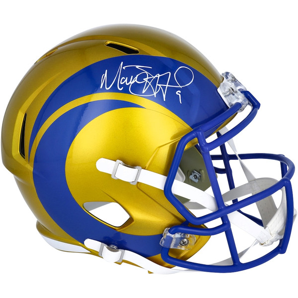 Kurt Warner Signed Los Angeles Rams Speed Flash NFL Mini Helmet