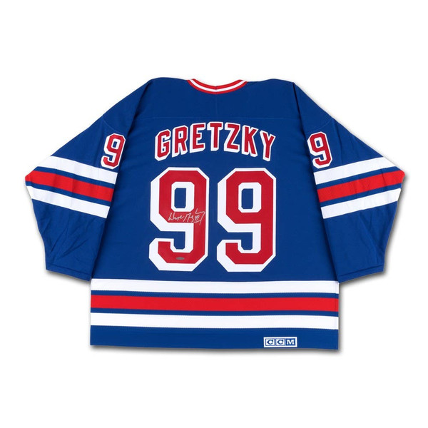 Wayne Gretzky Signed New York Rangers Game Jersey Upper Deck Uda
