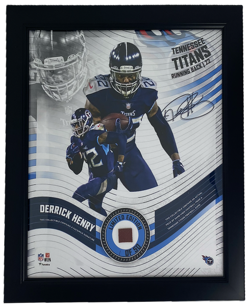 Derrick Henry Tennessee Titans Framed 15 x 17 Stitched Stars