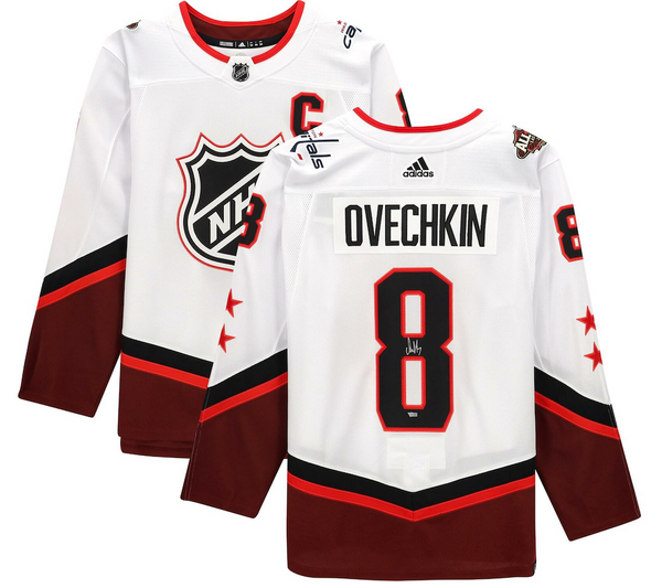 Sold at Auction: Authentic Alex Ovechkin Signed 2023 NHL Eastern All-Star  Jersey W/ Fanatics COA
