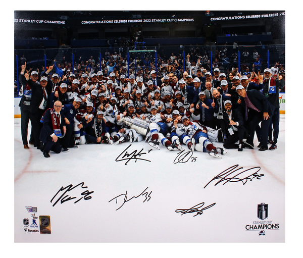 COLORADO AVALANCHE Team Signed (Makar) Stanley 2' Cup Trophy