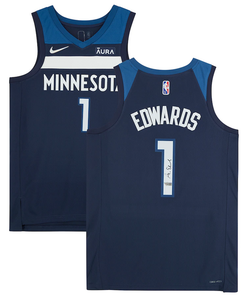 Anthony Edwards 1 Minnesota Timberwolves Golden Edition Limited Authentic  Black Basketball Jersey 2021