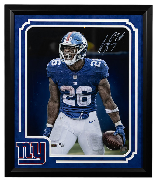 : 2020 Panini Player Of The Day Foil #25 Saquon Barkley 95/99 NY  Giants : Collectibles & Fine Art