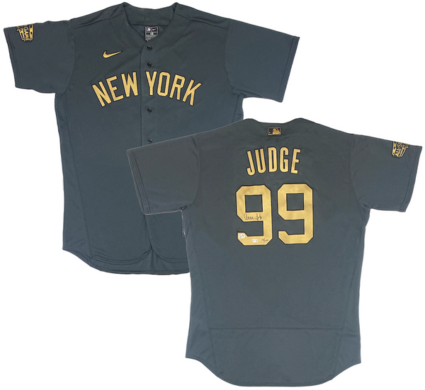 AARON JUDGE Autographed New York Yankees Nike Away Jersey FANATICS – Super  Sports Center