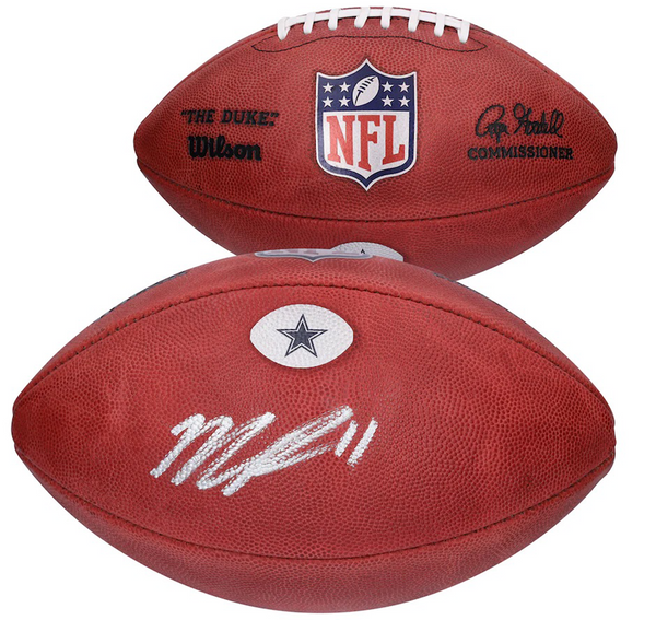 : Micah Parsons Autographed Dallas Cowboys Logo Football