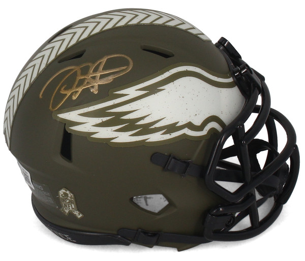 Jalen Hurts Autographed Philadelphia Eagles Mini Helmet - JSA