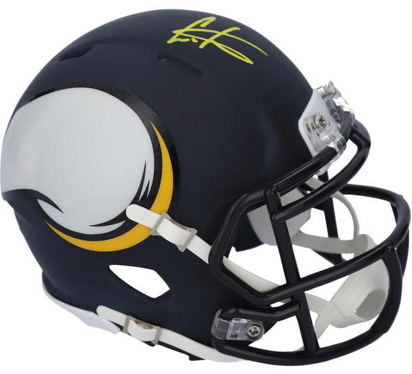 KIRK COUSINS Autographed Minnesota Vikings Eclipse Mini Speed Helmet  FANATICS - Game Day Legends