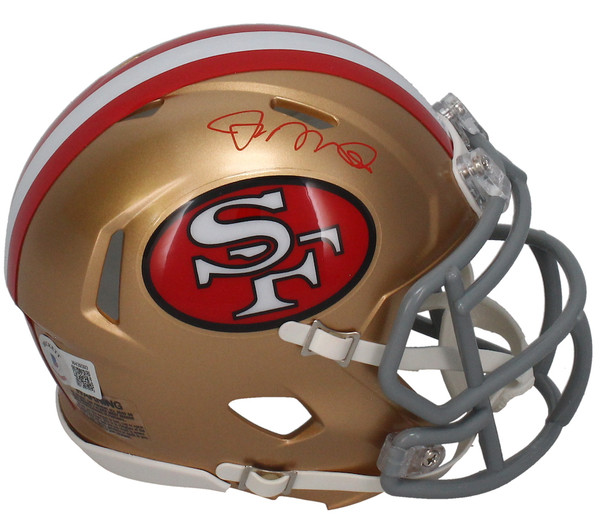 Charitybuzz: Joe Montana and Jerry Rice Signed SF 49ers Mini Helmet