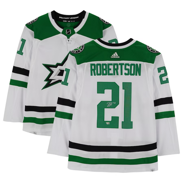 Jason Robertson Dallas Stars Autographed Black adidas Alternate Authentic  Jersey