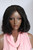 Fully hand braided Micro lace front wig Linda color #2 in 10"