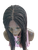 Fully hand braided lace front wig Hannah color 99J in 17"