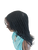  Fully hand braided cornrow lace front wig Emma  color #1 in 20"