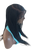  Fully hand braided cornrow lace front wig Emma  color #1 in 20"