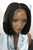  Fully hand braided lace front wig - Short Bob Annie Color #1 in 8"