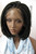  Fully hand braided lace front wig - Short Bob Annie Color #1 in 8"