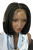  Fully hand braided lace front wig - Short Bob Annie Color #1 in 8"