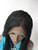 Hand braided lace front wig Micro Braids-Hannah  Color #1 in 20"