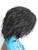 13 x 4 Fully hand braided lace front wig curly  - Linda color 2 in 6"