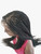 13 x 6 Fully hand braided full lace wig - Micro Twist Hope #2 in 24"