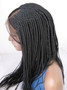 Fully hand braided cornrow lace front wig Tania color #1 in 22"