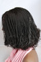 Fully hand braided Micro lace front wig Linda color #2 in 10"