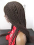 Fully hand braided lace front wig - Hope #99J in 17"