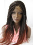 Fully hand braided lace front wig - Hannah color Ombre 350  in 22"