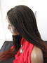 Fully hand braided lace front wig - Hannah color Ombre 350  in 22"