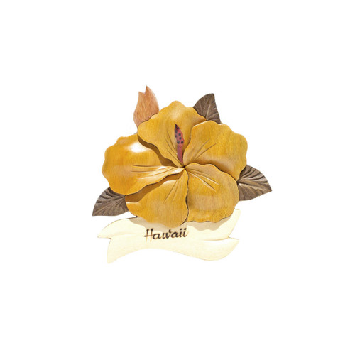 Single Hibiscus Flower - Magnet