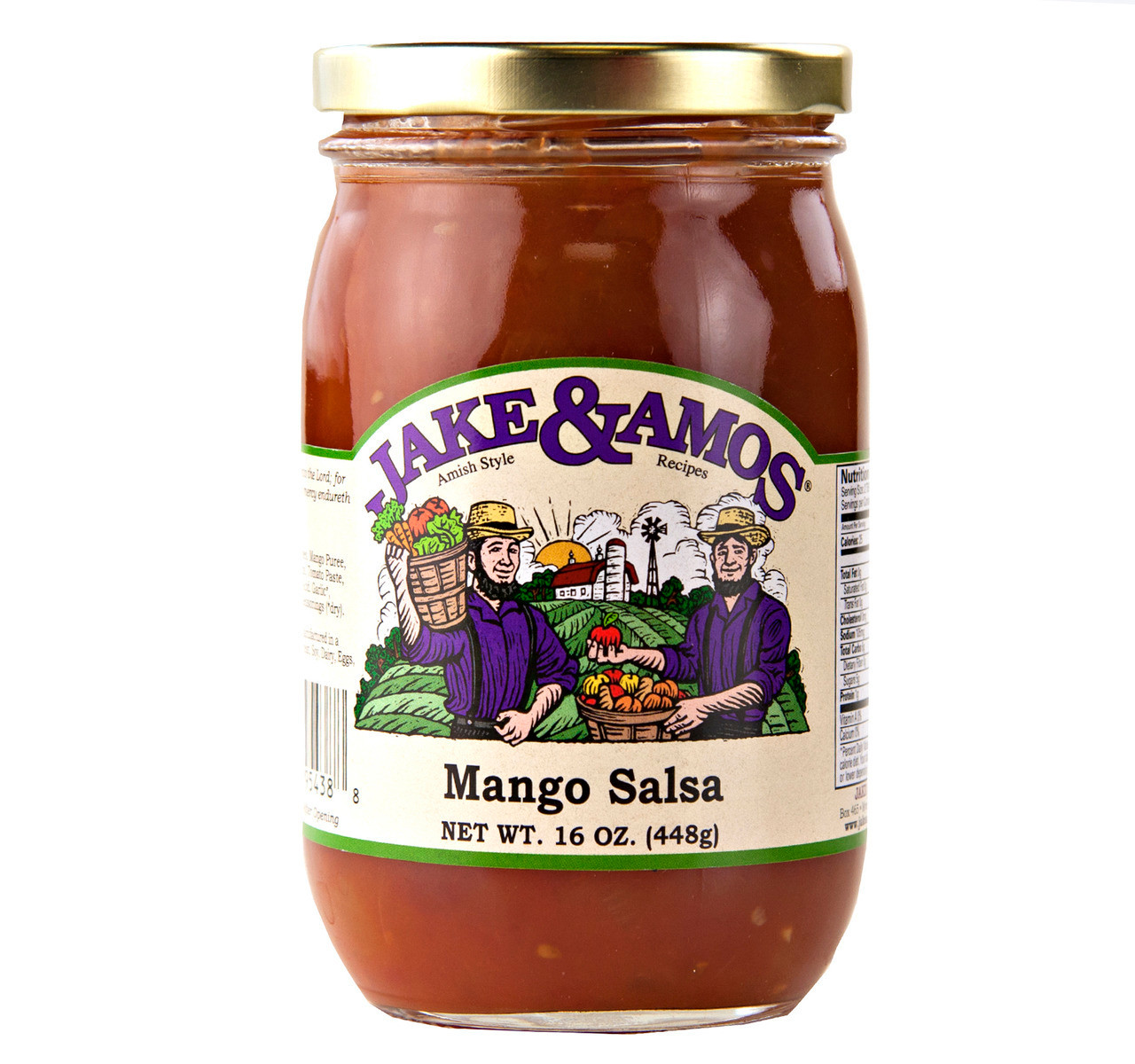 Country Sweets Medium Mango Salsa 17 oz Jar