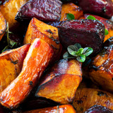 Oven Roasted Sweet Beets and Potatoes