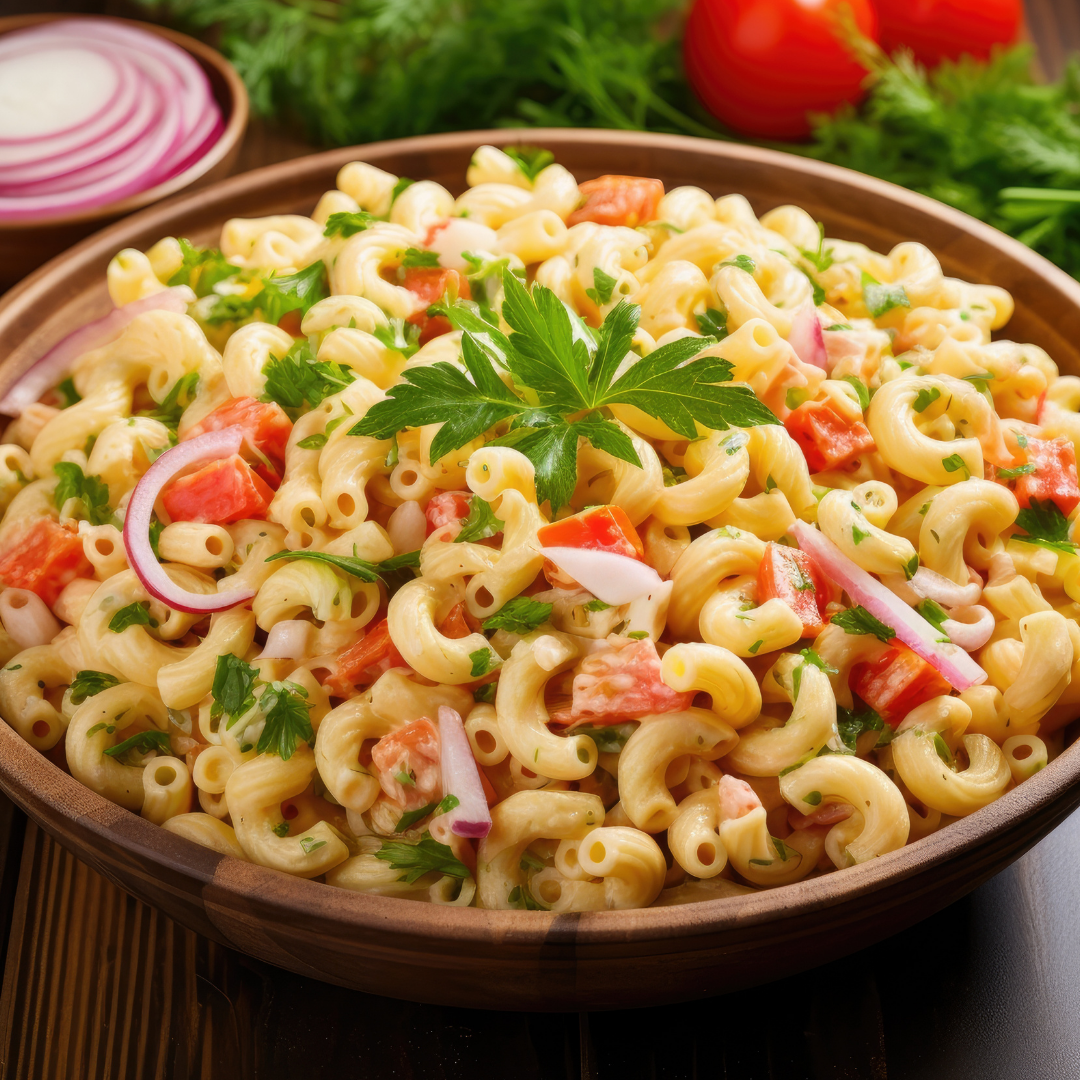 Hot Pickle Pasta Salad - Jake & Amos