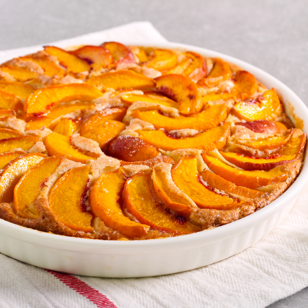 Peach Crumb Cake - Jake & Amos