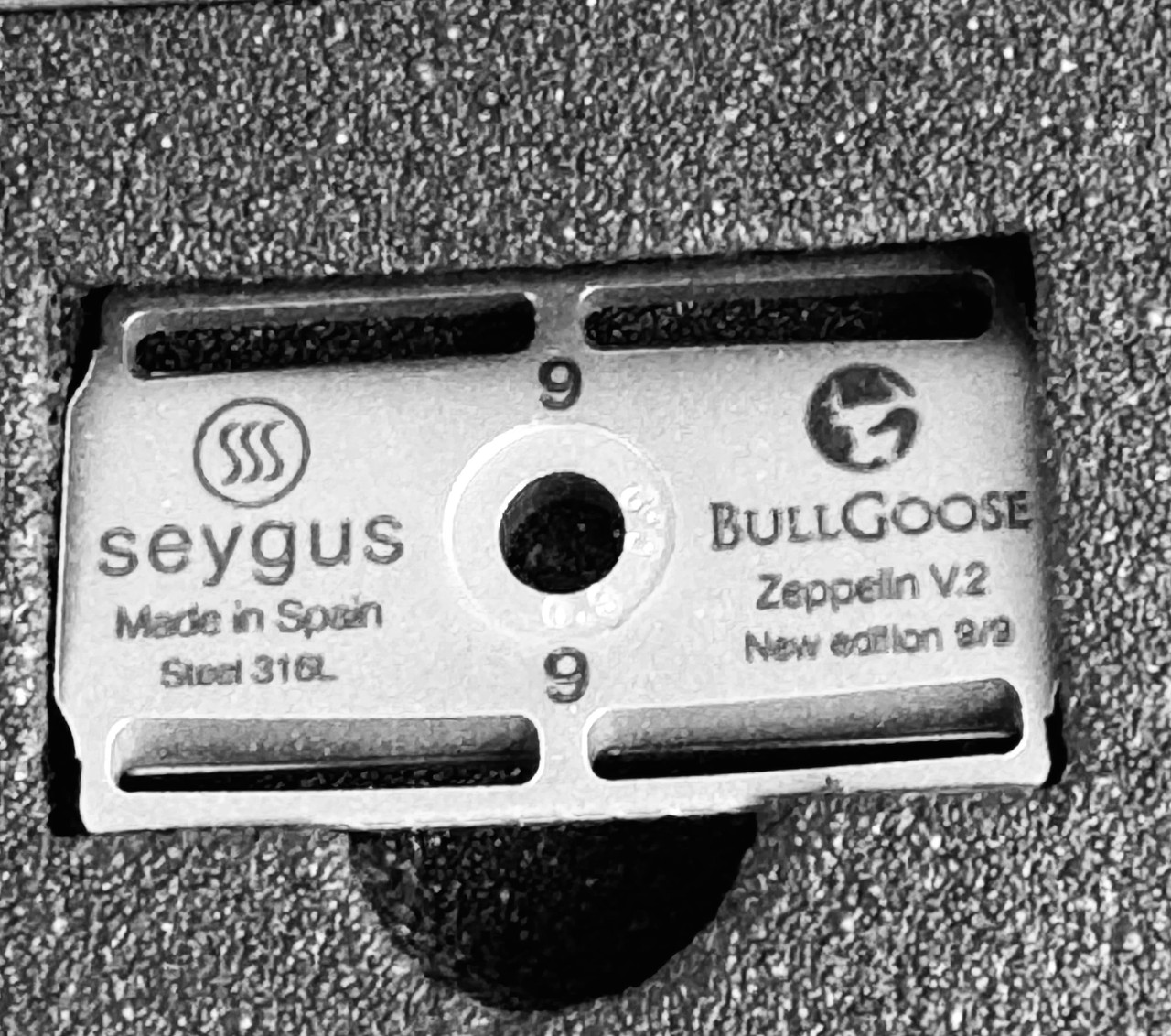 Seygus Zeppelin 9/9 Safety Razor -Matte Stainless Steel