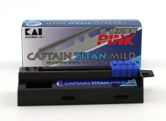 Kai Captain Titan Mild Blades-Bullgoose Shaving