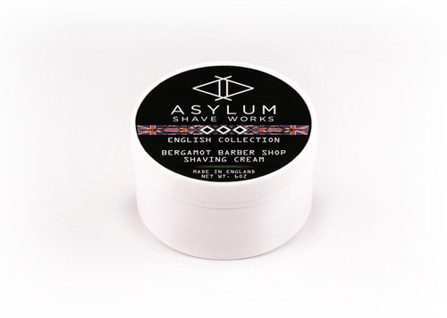Asylum English Collection Shaving Cream -Bergamot (170g)