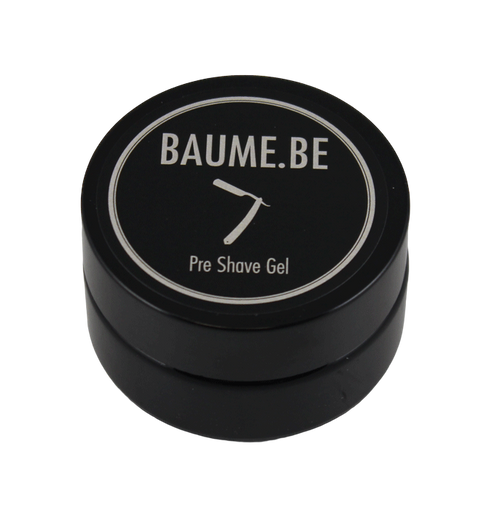 Baume.be Pre-shave Gel in glass jar