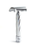 Fatip Lo Storto Open Comb Slant Razor in Chrome