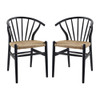 EEI-4168 Flourish Spindle Wood Dining Side Chair Set of 2 by Modway
