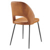 EEI-4674-BLK-TAN Nico Vegan Leather Dining Chair Set of 2 by Modway