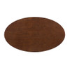 EEI-4751-GLD-WAL Verne 48" Oval Dining Table by Modway