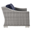 EEI-4841 Conway Outdoor Patio Wicker Rattan Loveseat by Modway