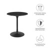 EEI-4867-BLK-BLK Lippa 28" Round Faux Marble Dining Table by Modway