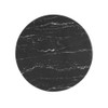 EEI-4867-BLK-BLK Lippa 28" Round Faux Marble Dining Table by Modway