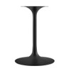 EEI-4867-BLK-BLK Lippa 28" Round Faux Marble Dining Table by Modway