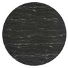 EEI-4879-BLK-BLK Lippa 60" Round Faux Marble Dining Table by Modway