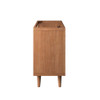 EEI-5087-NAT Birdie 36" Teak Wood Bathroom Vanity Cabinet (Sink Basin Not Included) by Modway