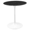 EEI-5167-WHI-BLK Lippa 28" Round Faux Marble Dining Table by Modway