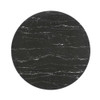 EEI-5238-GLD-BLK Lippa 40" Round Faux Marble Dining Table by Modway