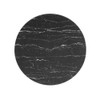 EEI-5521-GLD-BLK Lippa 36" Round Faux Marble Coffee Table by Modway